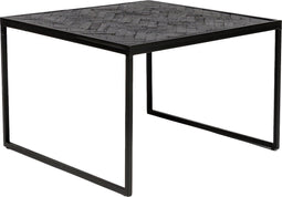 Furntastik Pisticci Bijzettafel, Black Stack, zwart