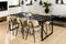 Furntastik Sirmione Eetkamertafel, 160x90, zwart