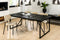 Furntastik Sirmione Eetkamertafel, 160x90, zwart