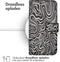 iMoshion Hoesje Geschikt voor Samsung Galaxy S23 Hoesje Met Pasjeshouder - iMoshion Design Bookcase smartphone - Meerkleurig / Black And White