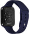 iMoshion Bandje Geschikt voor Oppo Watch 46 mm - iMoshion Siliconen bandje - Donkerblauw
