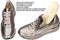 Gabor 76.528.62 - Damessneakers - H-wijdte - Zilver metallic