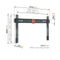 Vogel's QUICK Fixed - TV-steun - 40 t/m 100 inch - Veilig SoftLockTM systeem