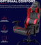 Trust GXT 708R Resto - Gaming chair - 360° draaibaar - Verstelbare lenden- en neksteun