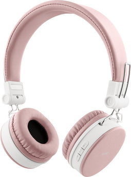 Deltaco HL-BT402 - On-Ear Headset - Bluetooth 5.0 - Roze Wit