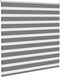 vidaXL - Zebra - rolgordijn - 150x150 - cm - stofbreedte - 145,9 - cm - donkergrijs