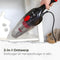 MPM MOD-39 - Lichtgewicht Zakloze Steelstofzuiger - 2-in-1 600W - Rood/Zwart