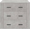 vidaXL - Dressoir - 80x33x70 - cm - bewerkt - hout - betongrijs