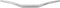 Fuxon Stuurbocht oversized alu 6061 zilver 31.8 mm 630 mm