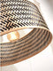 GOOD&MOJO Hanglamp Java - Bamboe/Zwart - Ø50cm - Modern - Hanglampen Eetkamer, Slaapkamer, Woonkamer