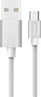 V-tac VT-5331 - Micro-USB naar USB Kabel - 1 meter - zilver