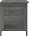 vidaXL - Tuinbox - 50x49x56,5 - cm - massief - vurenhout - antracietkleurig