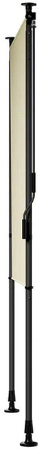 Juskys Barbados - Verticale Zonnescherm - Uitschuifbaar UV-bestendig - Beige