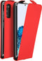 Accezz Flipcase Samsung Galaxy S20 - Hoesje met Pasjeshouder - Rood