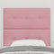 vidaXL - Hoofdbord - met - Knopen - - - Roze - - - 100 - cm - - - Velvet