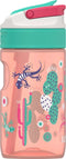 Kambukka Lagoon Drinkfles voor kinderen 400ml Cactus Gekko - met geïntegreerd rietje - drinkbus kinderen - drinkbeker voor school