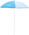 AXI Parasol ⌀125 cm - Blauw/wit - Verstelbare hoogte van 110 tot 175 cm