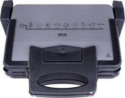 Silva Homeline KG 2180 Contactgrill Elektrisch Anti-aanbaklaag Antraciet