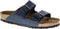 Birkenstock Arizona BF Regular - Heren Slippers - Verstelbare bandjes - Blauw - Maat 41