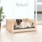 vidaXL - Hondenmand - 65,5x50,5x28 - cm - massief - grenenhout