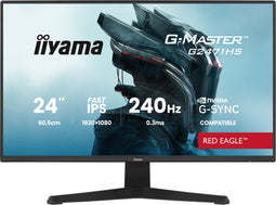 Iiyama G-Master G2471HS-B1 - Gaming Monitor - 24" FHD 240Hz 0.3ms MPRT - Zwart
