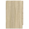 vidaXL - Wastafelkast - 40x37x59 - cm - bewerkt - hout - sonoma - eikenkleurig