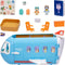 BLUEY - 3 in 1 Transformerend Vliegtuig Speelset - 15 accessoires - Meer dan 25 geluiden