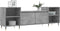 vidaXL - Tv-meubel - 160x35x55 - cm - bewerkt - hout - betongrijs