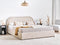 Bed met opbergruimte Stof QUILLIEN 160 x 200 cm Beige
