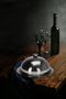 Excellent Houseware serveerschaal stolp - D31 x H15 cm - zilver - rvs