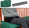 Detex - Zitbankkussen - Weerbestendig Visco-effect - Groen 145x45x8cm