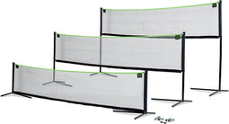 EXIT verstelbaar sportnet - 243x500 cm - 3 hoogtes - zwart