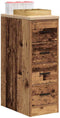 vidaXL - Garagekast - 30x51x85 - cm - massief - grenenhout - oud - hout