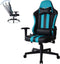 Gamestoel Thomas - bureaustoel racing gaming stijl - zwart - blauw