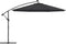 vidaXL - Zweefparasol - met - LED-verlichting - 350 - cm - zwart