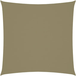vidaXL - Zonnescherm - vierkant - 5x5 - m - oxford - stof - beige