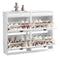 SoBuy FSR79-WG - Schoenenkast 4 kleppen - 16 paar - Wit