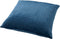 Dutch Decor HILKO - Kussenhoes velvet 45x45 cm - Provincial Blue - blauw - subtiel patroon - effen - met rits