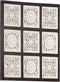 vidaXL - Wandpaneel - handgesneden - 40x40x1,5 - cm - MDF - zwart - en - wit