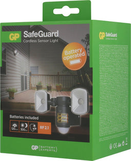 GP SafeGuard Schijnwerper - Met bewegingssensor - IP55 - Zwart