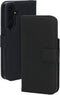 Mobiparts Galaxy A35 - 2 in 1 Wallet Case - Echt leer met uitneembare backcover - Zwart