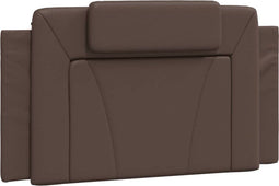 vidaXL - Hoofdbordkussen - 100 - cm - kunstleer - bruin