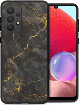 iMoshion Hoesje Geschikt voor Samsung Galaxy A33 Hoesje Siliconen - iMoshion Design hoesje - Zwart / Black Marble