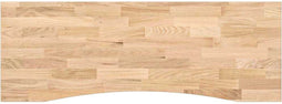 vidaXL - Bureaublad - rechthoekig - 140x60x2,5 - cm - onbehandeld - eikenhout