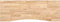 vidaXL - Bureaublad - rechthoekig - 140x60x2,5 - cm - onbehandeld - eikenhout