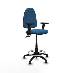 Piqueras y Crespo B2D01RT - Bureaustoel - Hoogteverstelbaar met armleuning - Licht Blauw