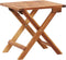 vidaXL - Salontafel - inklapbaar - 40x40x40 - cm - massief - acaciahout