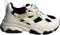 POSH by Poelman GIGI - Dames sneakers - Chunky zool 7 cm - Zwart/beige