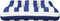 vidaXL - Palletkussen - gestreept - 58x58x10 - cm - oxford - stof - blauw - en - wit