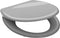 SCHÜTTE WC-Bril 82302 GREY - Duroplast - Soft Close - Afklikbaar - RVS-Scharnieren - Gelakt - Grijs